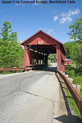  Upper Cox Covered Bridge, Northfield Falls, VT, USA