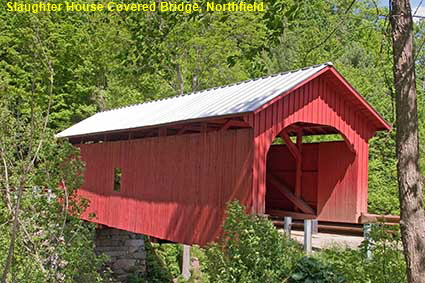  Slaughter House Covered Bridge, Northfield, VT, USA