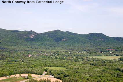  North Conway from Cathedral Ledge , NH, USA