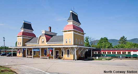  North Conway Station, Conway Scenic Railway, NH, USA
