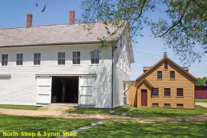  North Shop & Syrup Shop, Canterbury Shaker Village, NH, USA