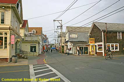  Commercial Street at Ryder Street, Provincetown, Cape Cod, MA, USA