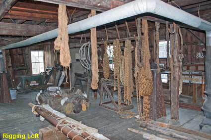  Rigging Loft, 19th Century Village, Mystic Seaport, Mystic, CT, USA