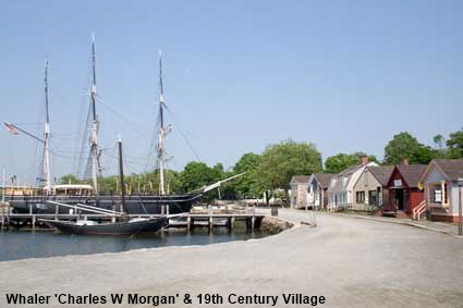  Whaler 'Charles W Morgan' & 19th Century Village, Mystic Seaport, Mystic, CT, USA