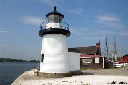  Lighthouse, Mystic Seaport, Mystic, CT, USA