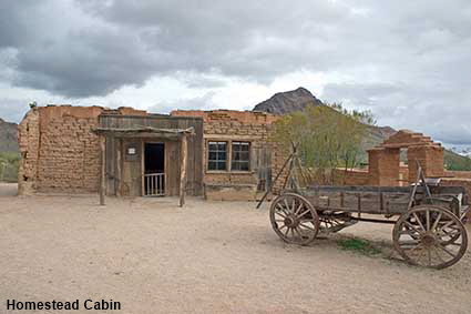  Homestead Cabin, Old Tucson Studios, Tucson, AZ, USA