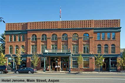 Hotel Jerome, Main Street, Aspen, CO, USA  Hotel Jerome, Main Street, Aspen, CO, USA