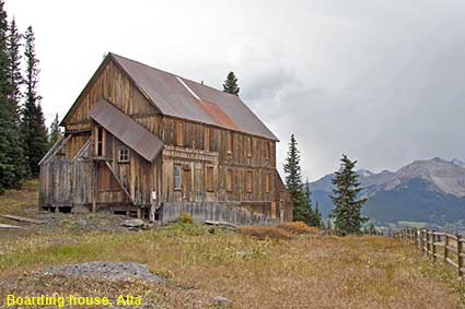 Boarding house, Alta ghost town, CO, USA  Boarding house, Alta ghost town, CO, USA