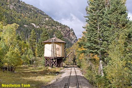 Needleton Tank, Durango & Silverton Railroad, CO, USA  Needleton Tank, Durango & Silverton Railroad, CO, USA
