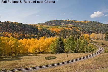 Fall foliage & Cumbres & Toltec Railroad outside Chama, NM, USA Fall foliage & Cumbres & Toltec Railroad outside Chama, NM, USA  Fall foliage & Cumbres & Toltec Railroad outside Chama, NM, USA Fall foliage & Cumbres & Toltec Railroad outside Chama, NM, USA