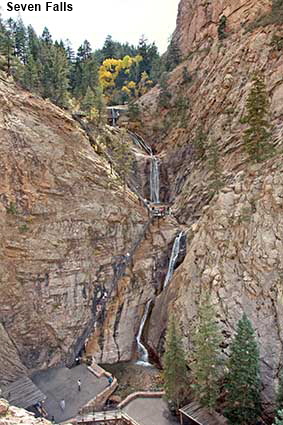 Seven Falls, Colorado Springs, CO, USA  Seven Falls, Colorado Springs, CO, USA