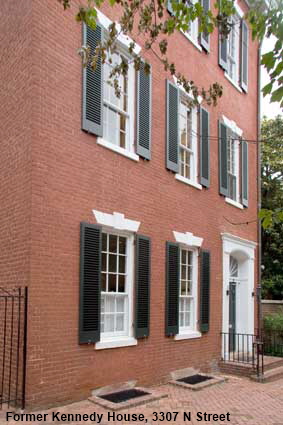 Former Kennedy House, 3307 N Street, Georgetown, Washington DC, USA