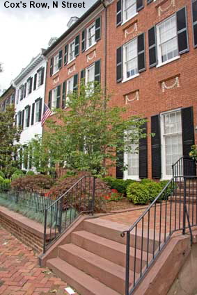  Cox's Row, N Street, Georgetown, Washington DC, USA