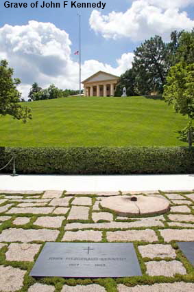  Grave of John F Kennedy, Arlington National Cemetery, VA, USA