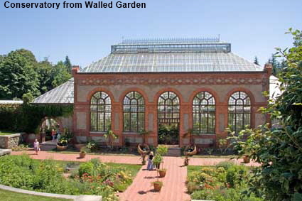 Conservatory from Walled Garden, Biltmore House, Asheville, NC, USA Conservatory from Walled Garden, Biltmore House, Asheville, NC, USA
