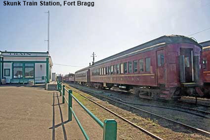  Skunk Train Station, Fort Bragg, CA, USA