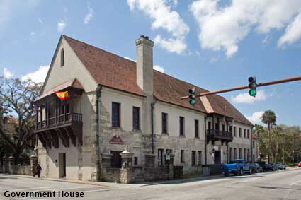 Government House, Cathedral Place, St Augustine, FL, USA  Government House, Cathedral Place, St Augustine, FL, USA