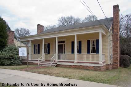  Dr Pemberton's Country Home (inventor of Coca-Cola recipe), Broadway, Columbus, GA, USA