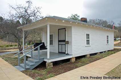  Elvis Presley Birthplace, Tupelo, MS, USA