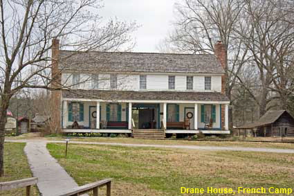 Drane House, French Camp, Natchez Trace Parkway, MS, USA Drane House, French Camp, Natchez Trace Parkway, MS, USA