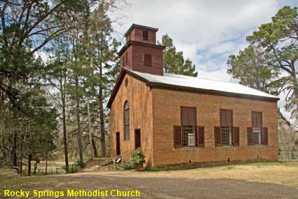 Rocky Springs Methodist Church, Natchez Trace Parkway, MS, USA Rocky Springs Methodist Church, Natchez Trace Parkway, MS, USA