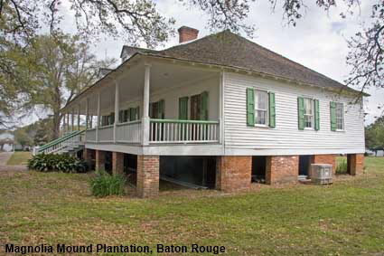 Magnolia Mound Plantation, Baton Rouge, LA, USA  Magnolia Mound Plantation, Baton Rouge, LA, USA
