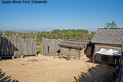 Apple River Fort, Elizabeth, IL, USA