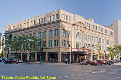 Theatre Cedar Rapids, 3rd Street, Cedar Rapids, IA, USA