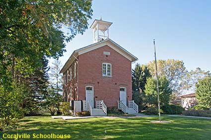 Coralville Schoolhouse, Iowa City, IA, USA
