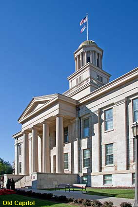 Old Capitol, Iowa City, IA, USA