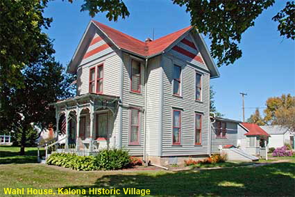 Wahl House, Kalona Historic Village, Kalona, IA, USA
