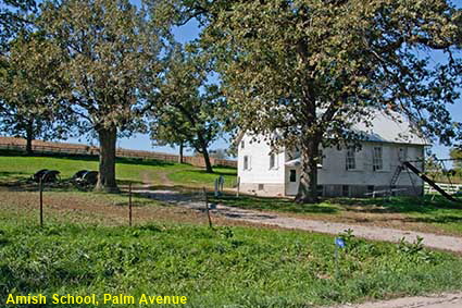 Amish School, Palm Avenue, Kalona, IA, USA