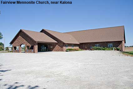 Fairview Mennonite Church, near Kalona, IA, USA