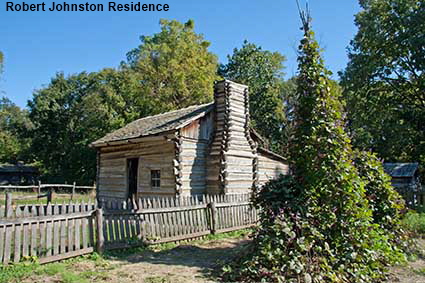 Robert Johnston Residence, Lincoln's New Salem SHS, IL, USA 