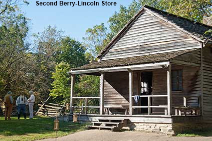 Second Berry-Lincoln Store, Lincoln's New Salem SHS, IL, USA