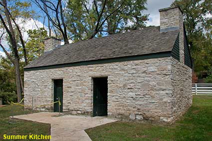 Summer Kitchen, Grant's House, Ulysses S Grant NHS, St Louis, MO, USA