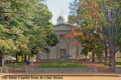  Old State Capitol from St Clair Street, Frankfort, KY, USA