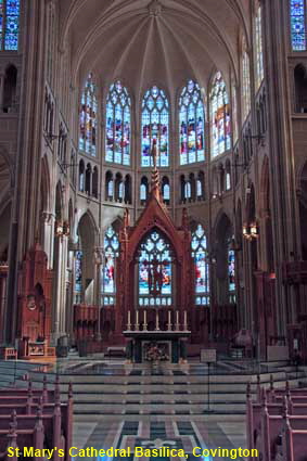  Altar, St Mary's Cathedral Basilica, Covington, KY, USA