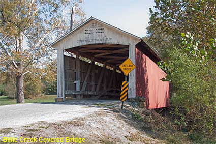 Billie Creek Covered Bridge (1895), Billie Creek Village, Rockville, IN, USA Billie Creek Covered Bridge (1895), Billie Creek Village, Rockville, IN, USA