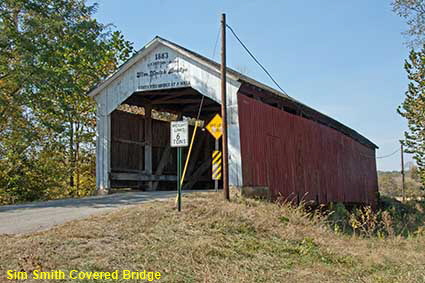 Sim Smith Covered Bridge (1883), Parke County, IN, USA