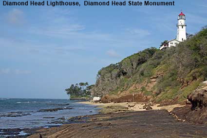  Diamond Head Lighthouse,  Diamond Head State Monument, Oahu, HI, USA