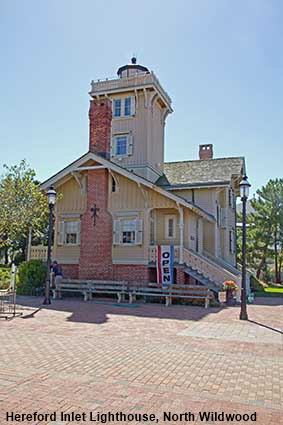 Hereford Inlet Lighthouse (1874), North Wildwood, NJ, USA
