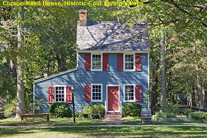 Corson-Hand House, Historic Cold Spring Village, Cape May, NJ, USA