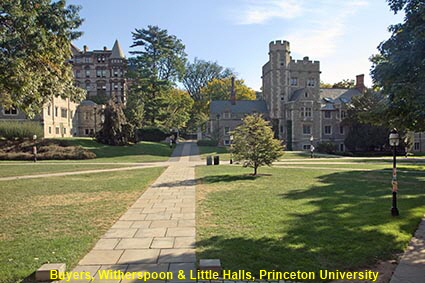 Buyers, Witherspoon & Little Halls, Princeton University, Princeton, NJ, USA