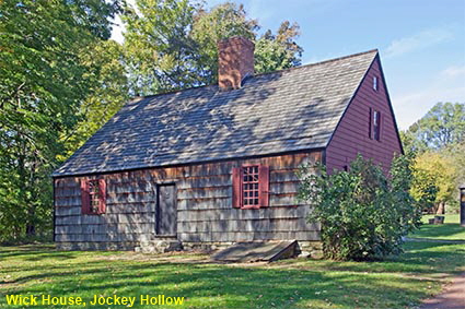 Wick House, Jockey Hollow, Morristown National Historic Park, Morristown, NJ, USA