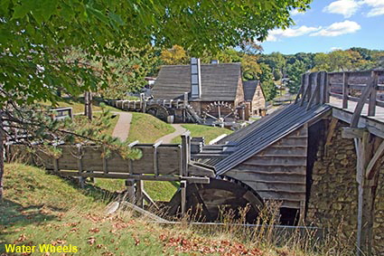 Water Wheels, Saugus Iron Works NHP, Saugus, MA, USA