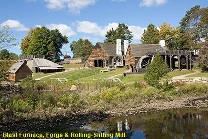 Blast Furnace, Forge & Rolling-Slitting Mill, Saugus Iron Works NHP, Saugus, MA, USA