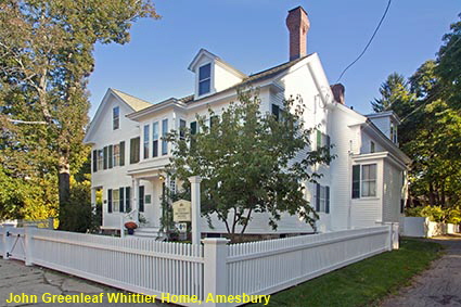 John Greenleaf Whittier Home (c 1829), Amesbury, MA, USA