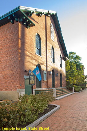 Temple Israel (1910), State St, Portsmouth, NH, USA