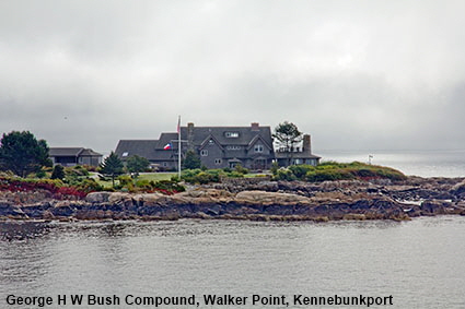 George H W Bush Compound, Walker Point, Kennebunkport, ME, USA